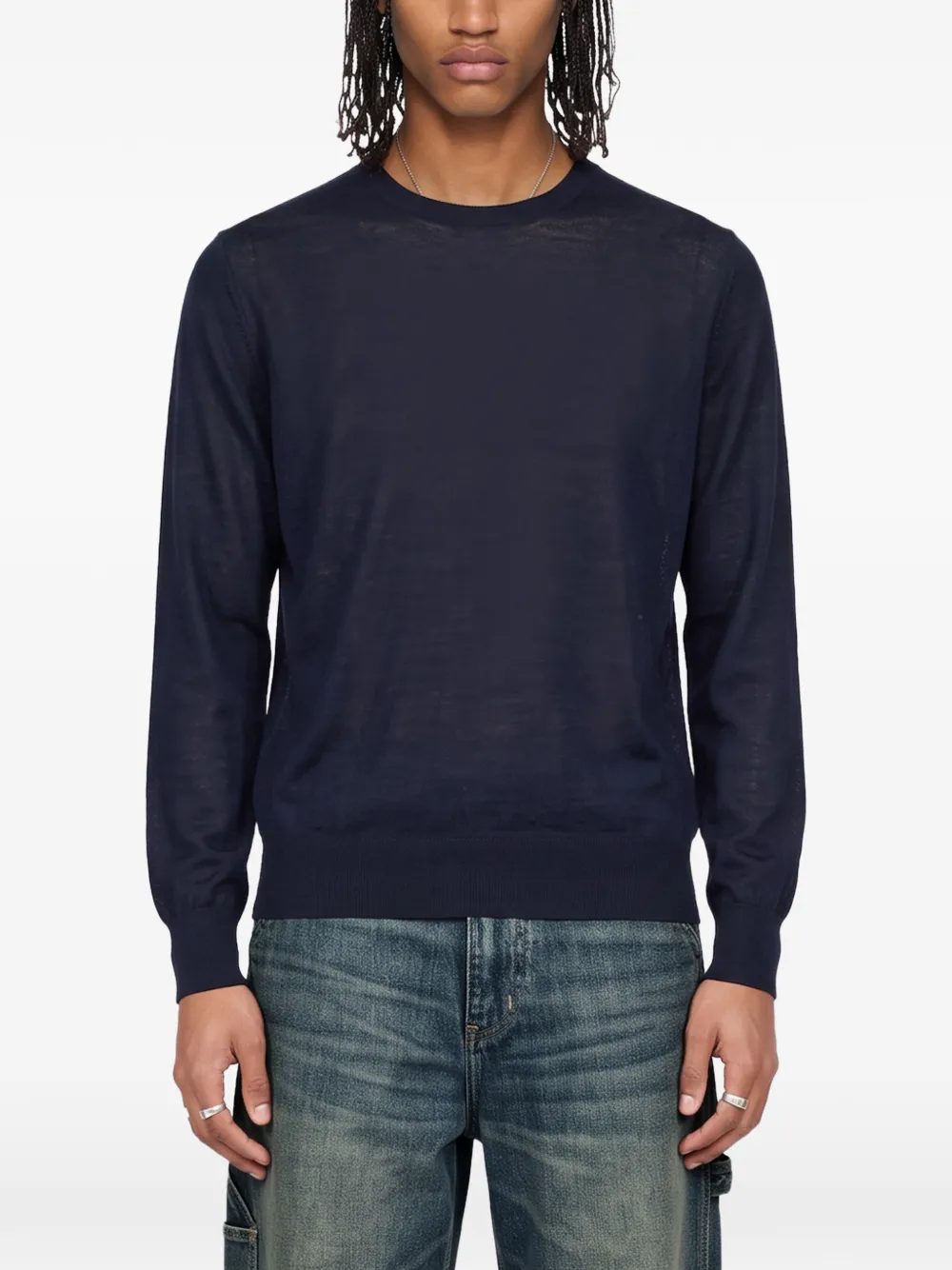 Kangra Trui met hoge hals Blauw