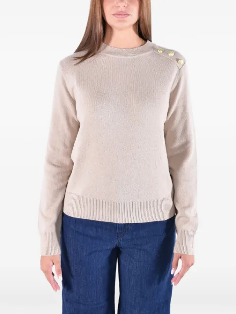 Barbour Penny button-detail crew-neck sweater