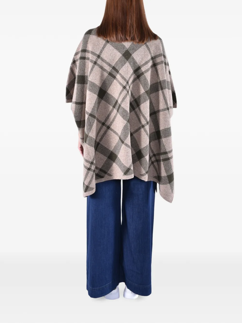 Barbour Vienna knitted cape Beige