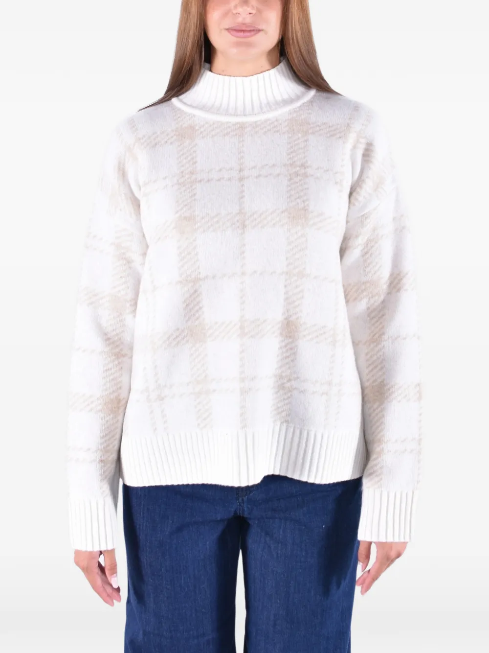 Barbour Delilah check-pattern sweater