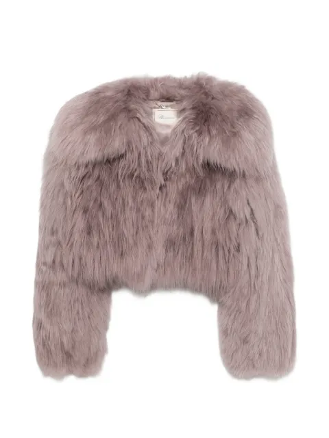 Blumarine fur cropped jacket