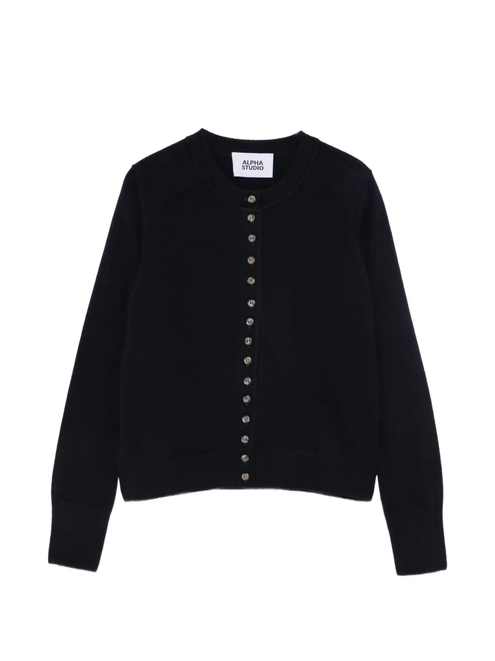 ALPHA STUDIO button-up knitted cardigan