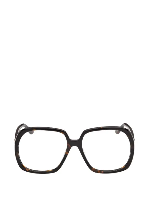 GUESS EYEWEAR tortoiseshell-effect square-frame glasses