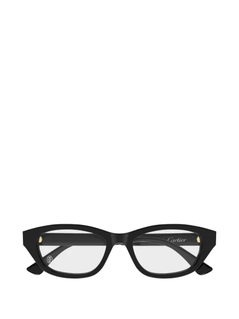 Cartier Eyewear logo-plaque square glasses