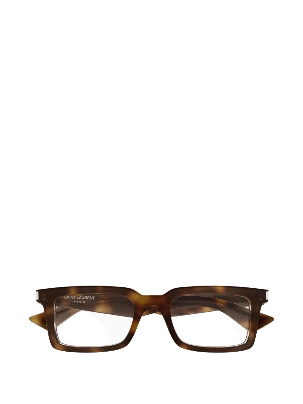 Saint Laurent Eyewear square-frame glasses - Braun