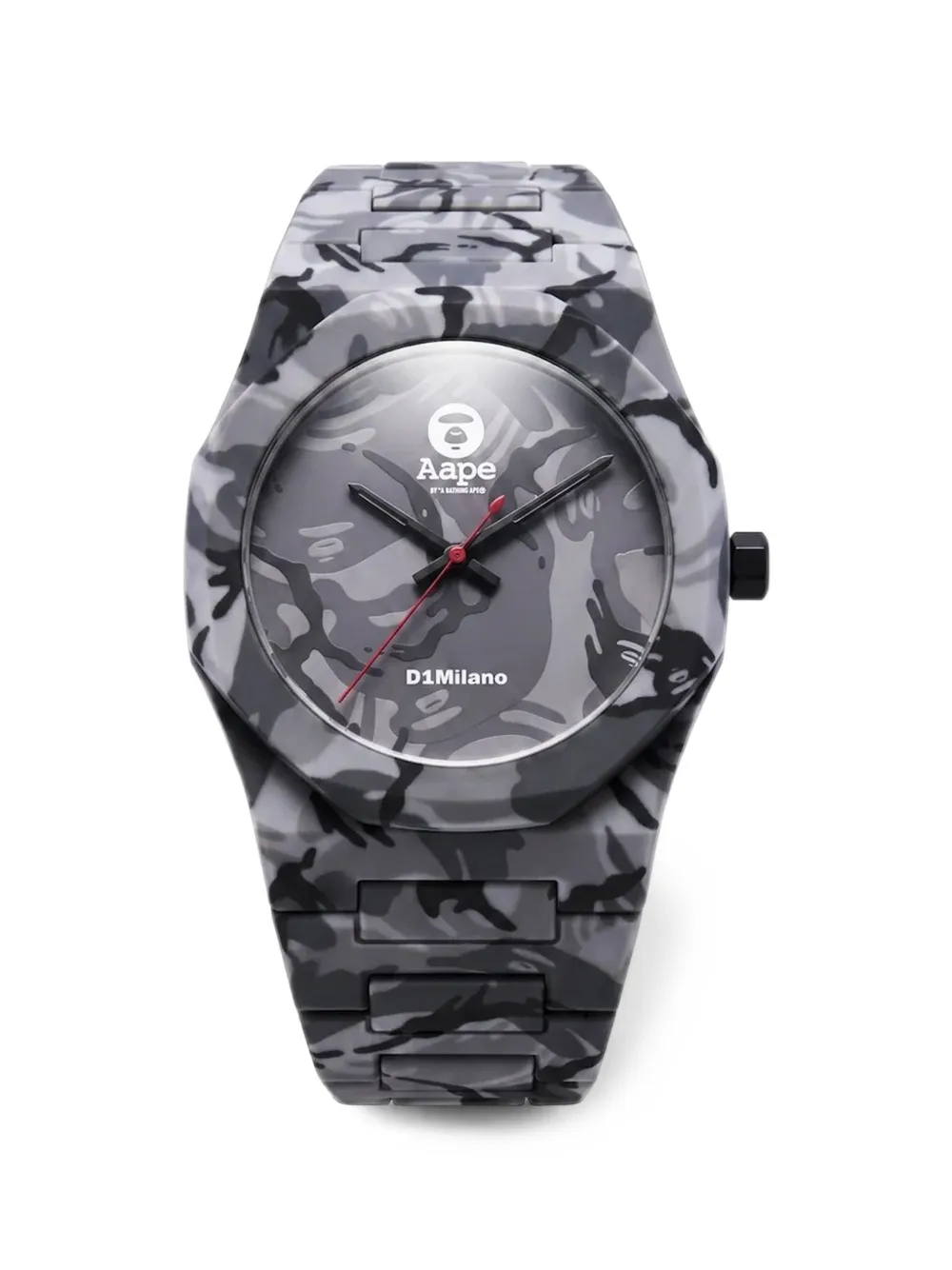 AAPE BY *A BATHING APE® x D1 Milano 40mm watch - Gris