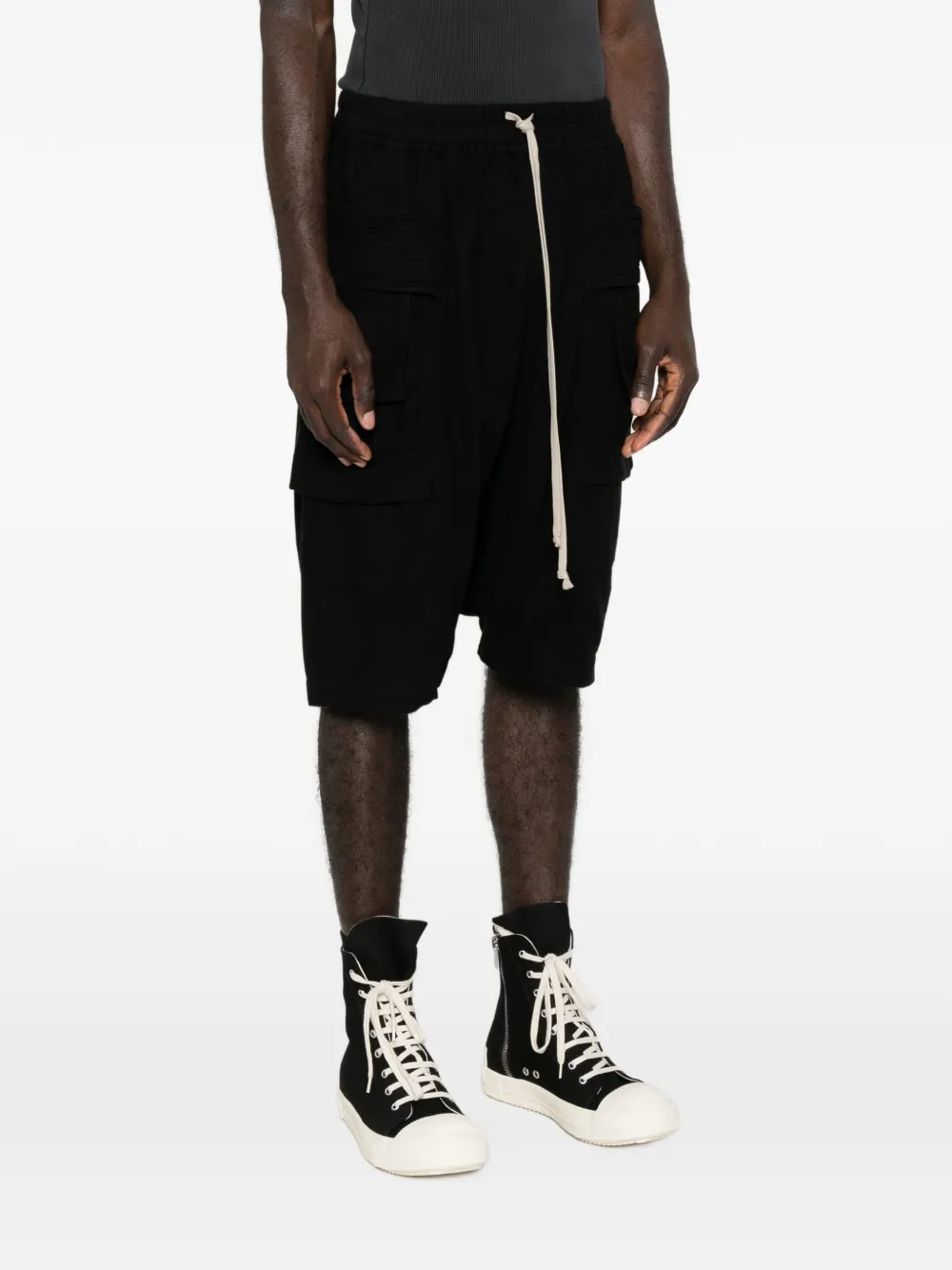 Rick Owens DRKSHDW Creatch Cargo Pods ショートパンツ | ブラック