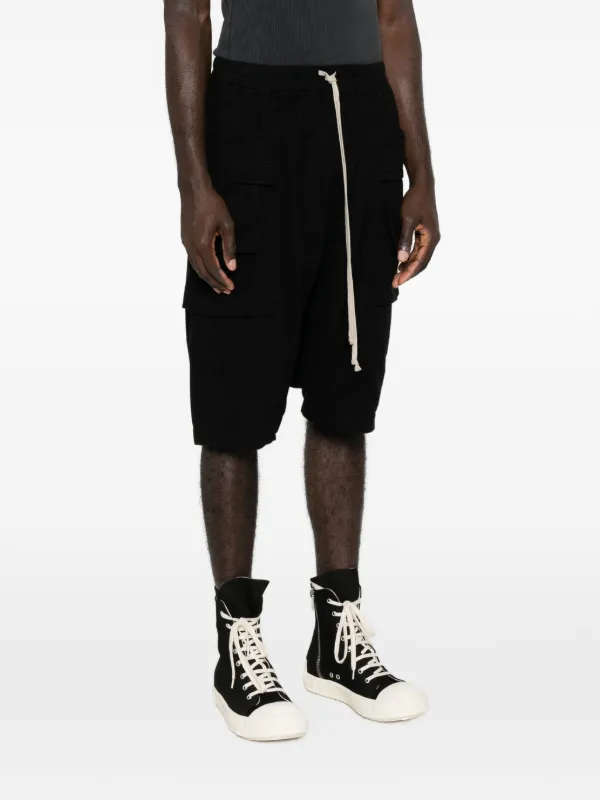 Rick Owens DRKSHDW Creatch Cargo Pods ショートパンツ | ブラック