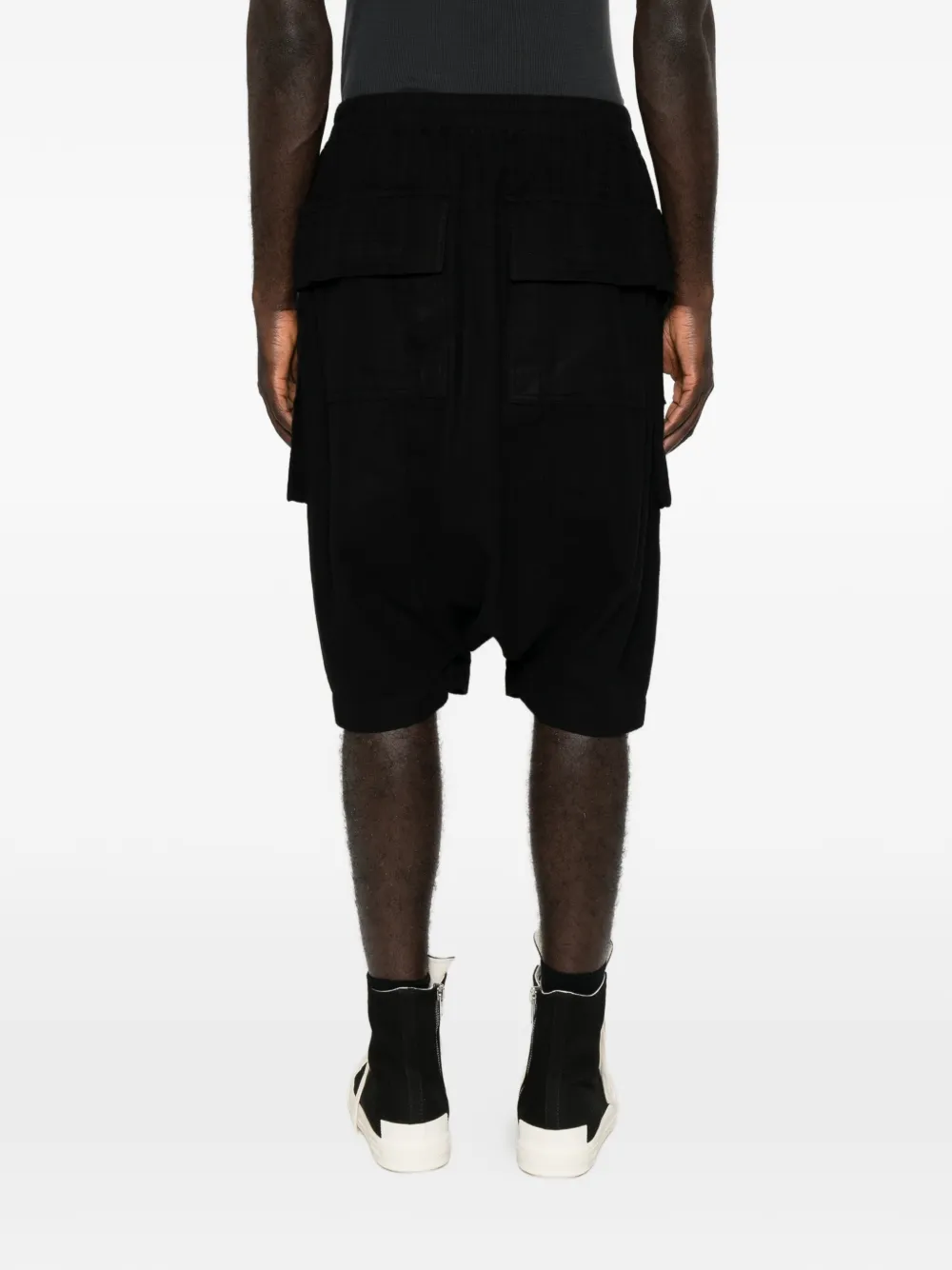Rick Owens DRKSHDW Creatch Cargo Pods shorts Zwart