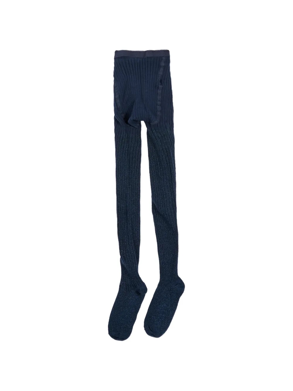 Molo Geribbelde panty met metallic-effect Blauw