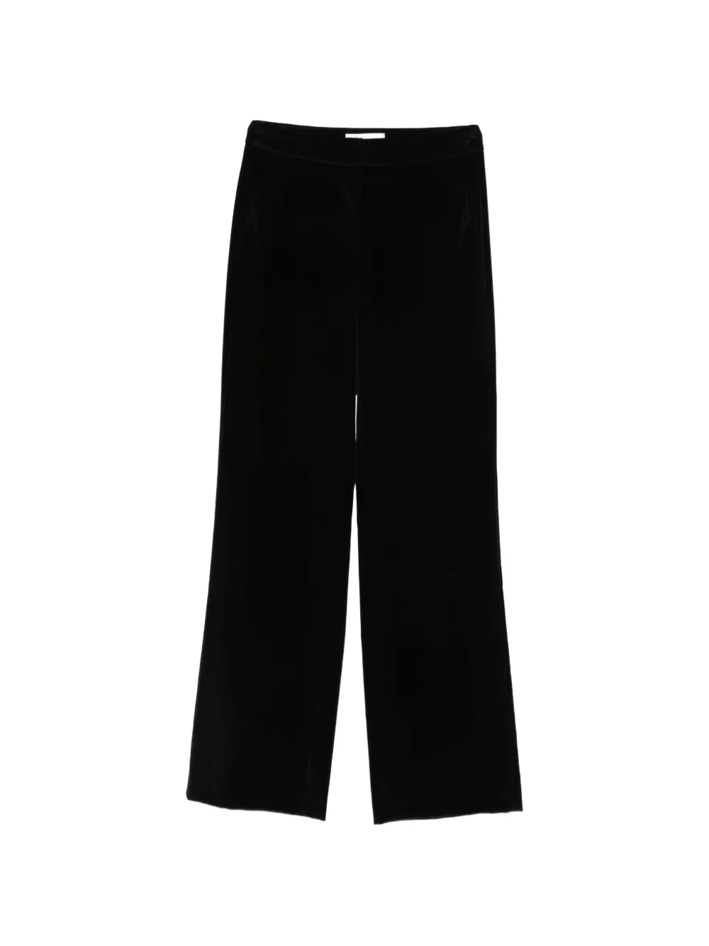 Genny velvet wide-leg trousers - Noir Genny velvet wide-leg trousers - Noir