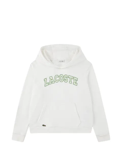 Lacoste Kids logo-print hoodie