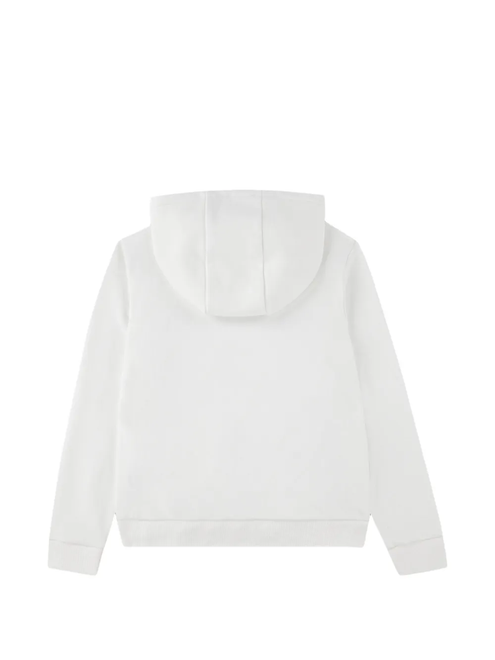 Lacoste Kids logo-print hoodie Wit