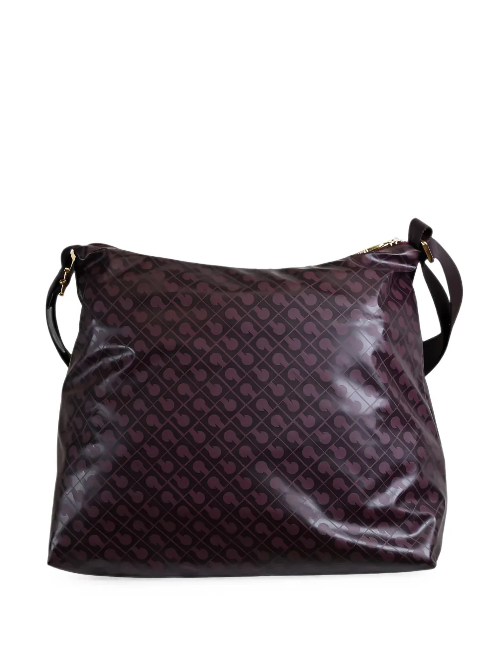 Gherardini monogram-print multi-pocket cross body bag