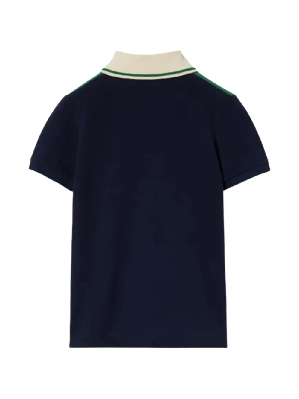 Gucci Kids Web-stripe polo shirt Blauw
