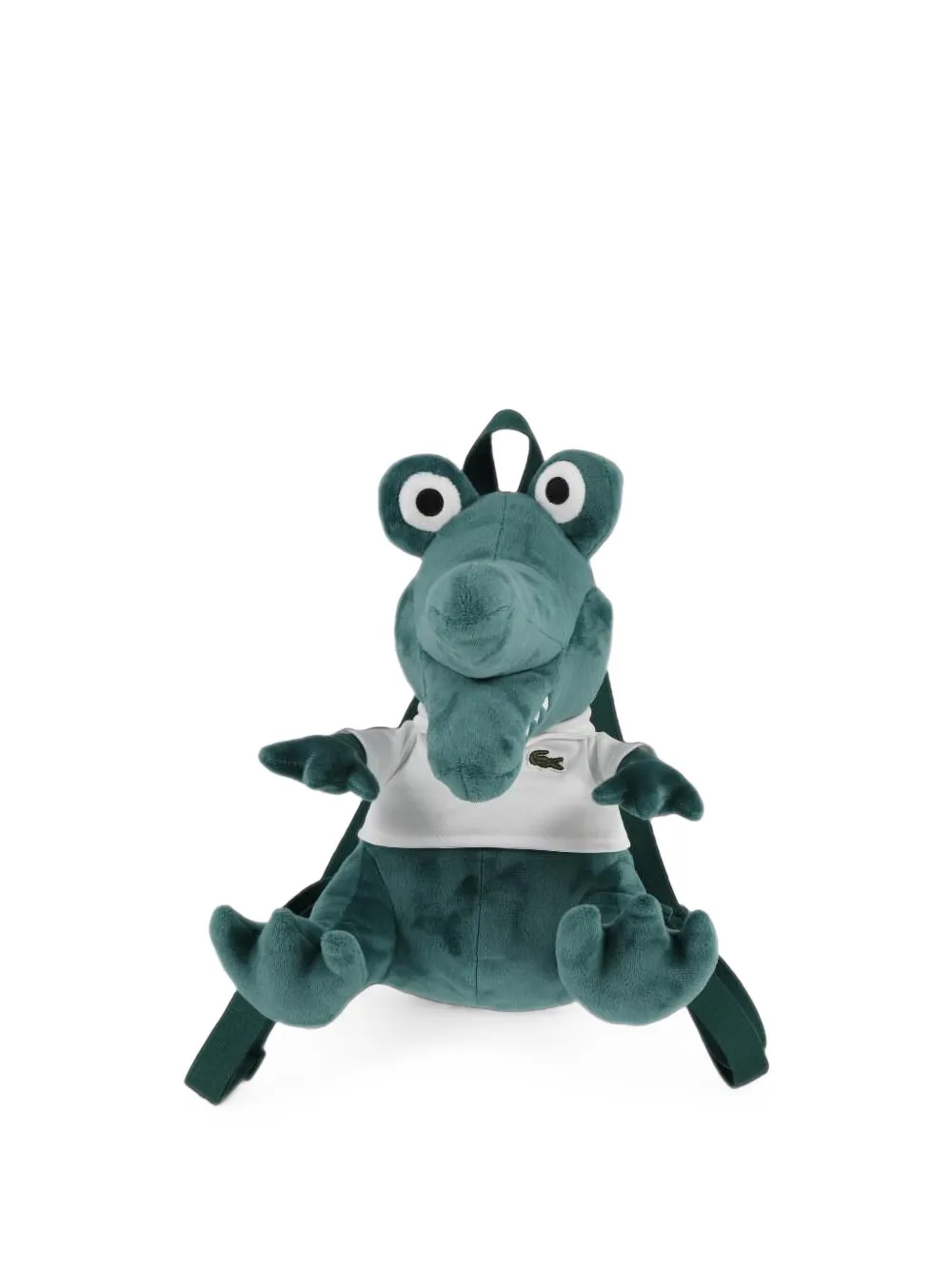 Lacoste Kids crocodile-shape backpack - Verde