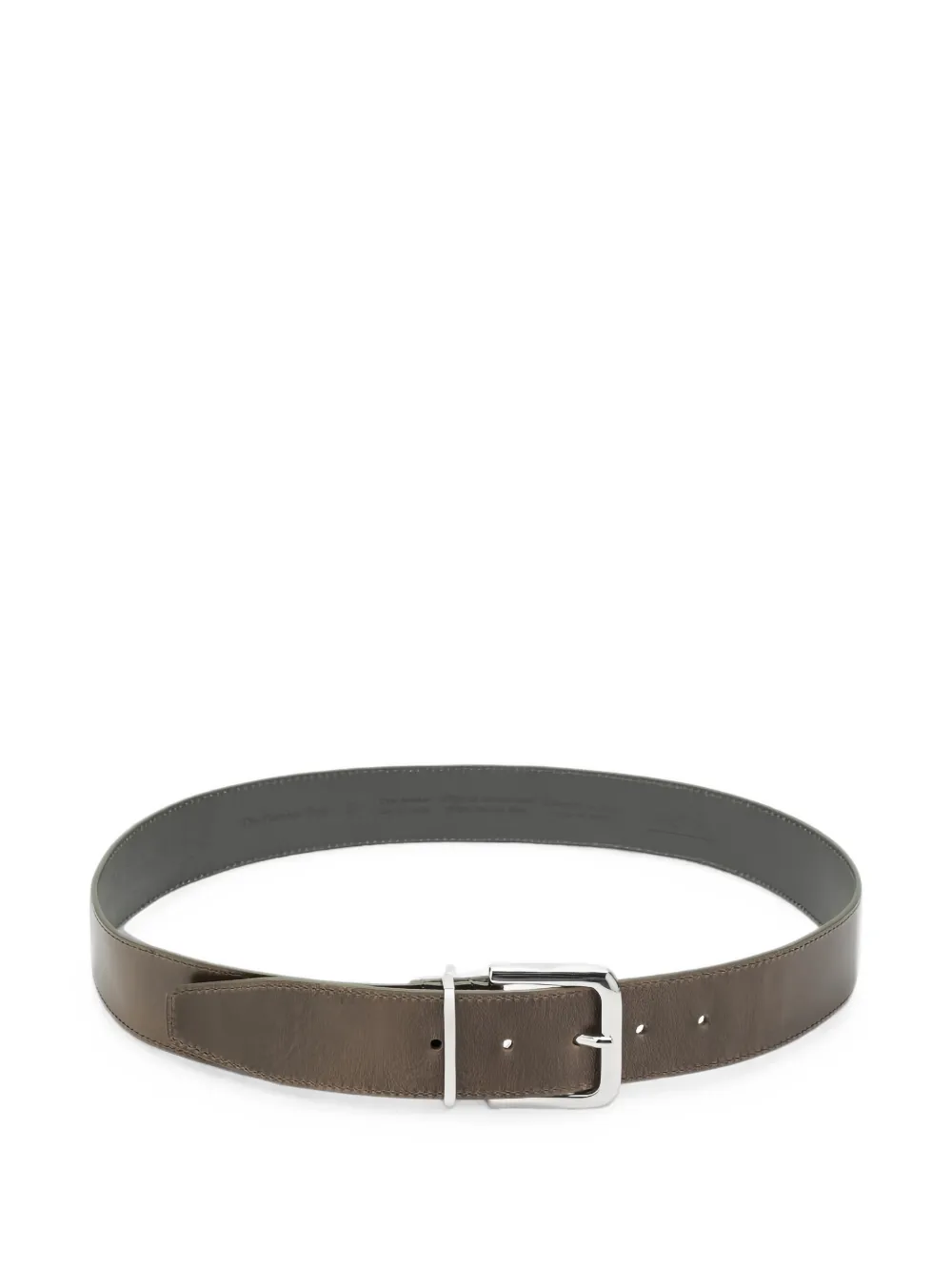 The Frankie Shop square-buckle leather belt