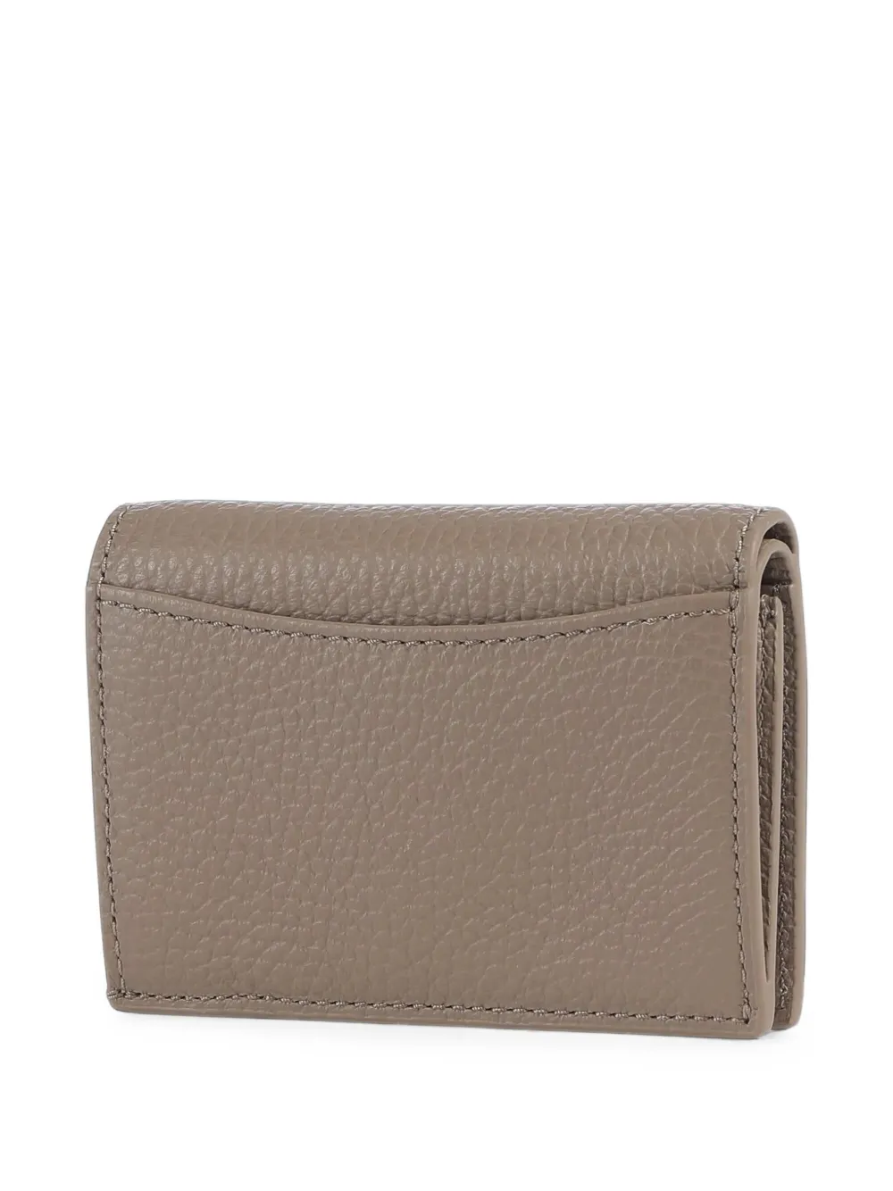Coccinelle Bewerkte portemonnee met logo Beige