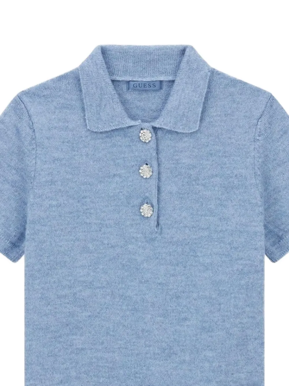 GUESS USA Ophelia polotop verfraaid met kristallen Blauw