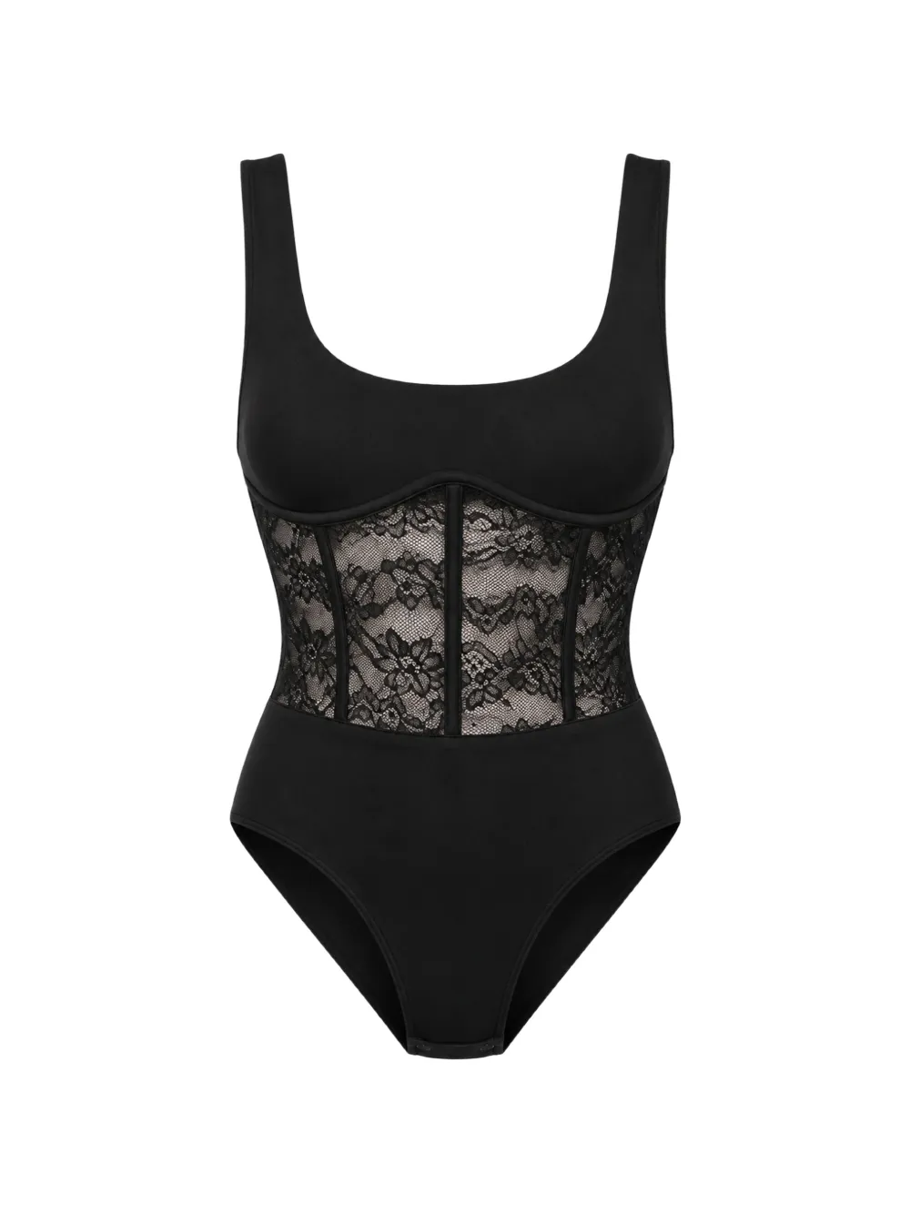 CAMI NYC lace-panelled bodysuit