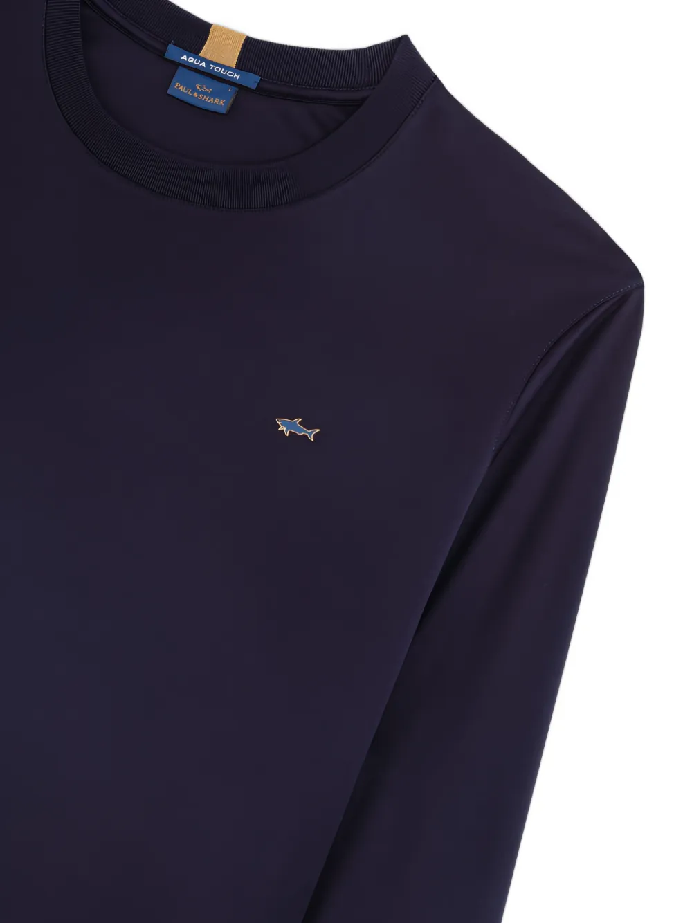 Paul & Shark logo-embroidered sweater Blauw