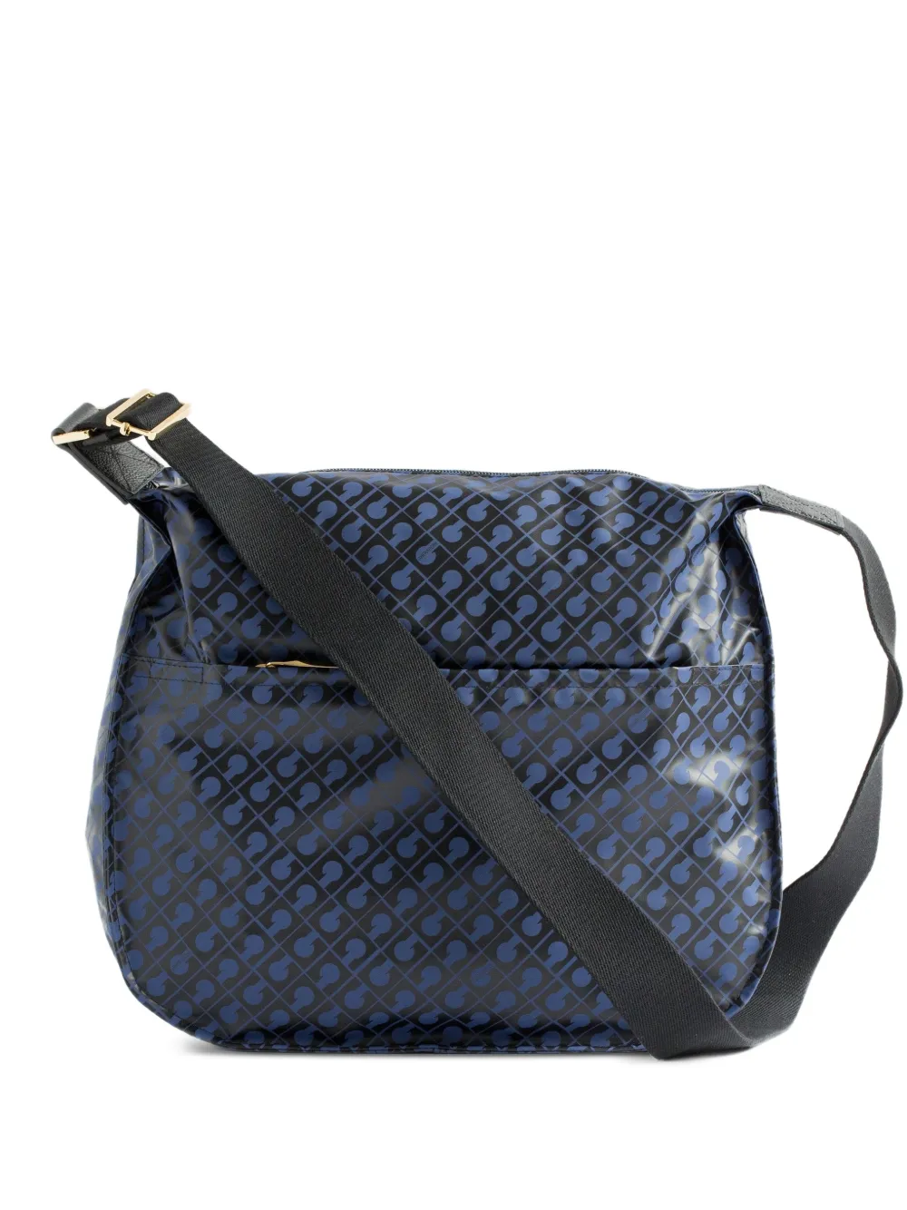 Gherardini monogram-print cross body bag - Nero