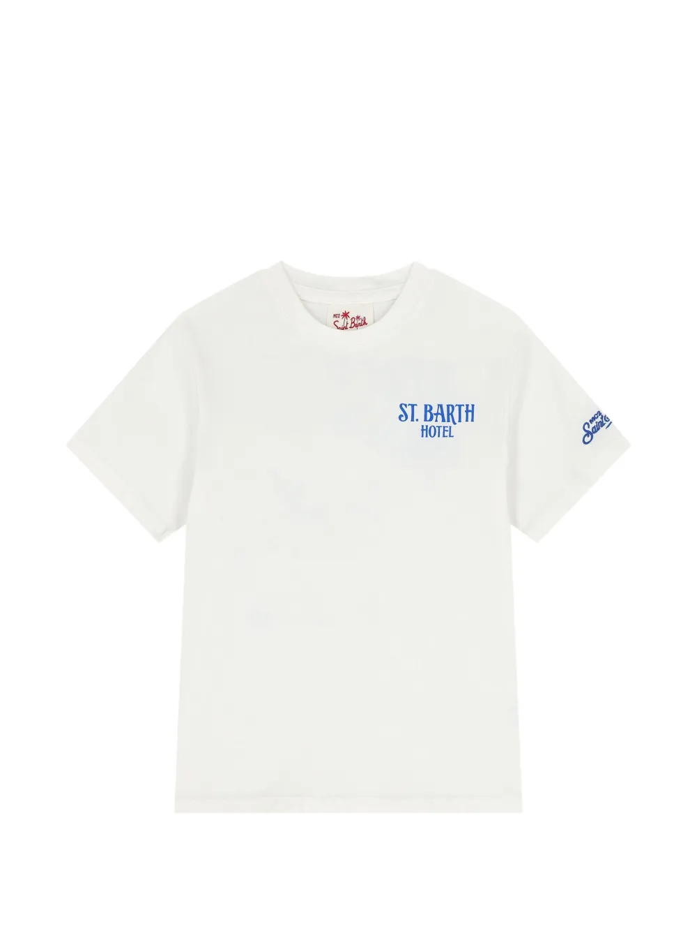 MC2 Saint Barth Kids T-shirt met grafische print Wit