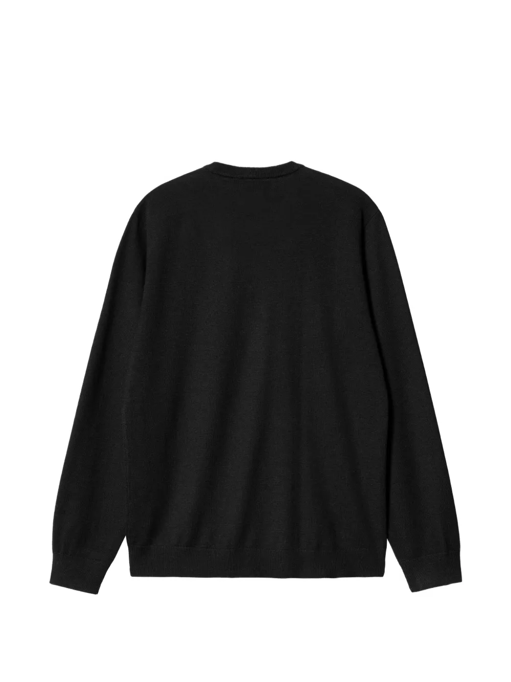 Carhartt WIP Madison logo-embroidered crew-neck sweater Zwart
