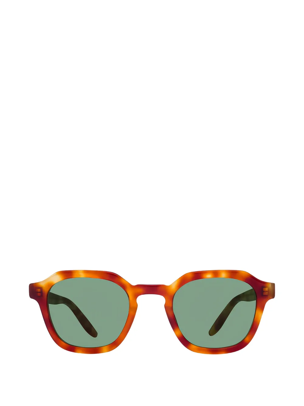 Barton Perreira Eckige Tucker Sonnenbrille - Braun