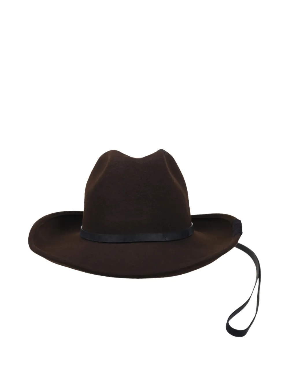 catarzi buckle-strap felt hat