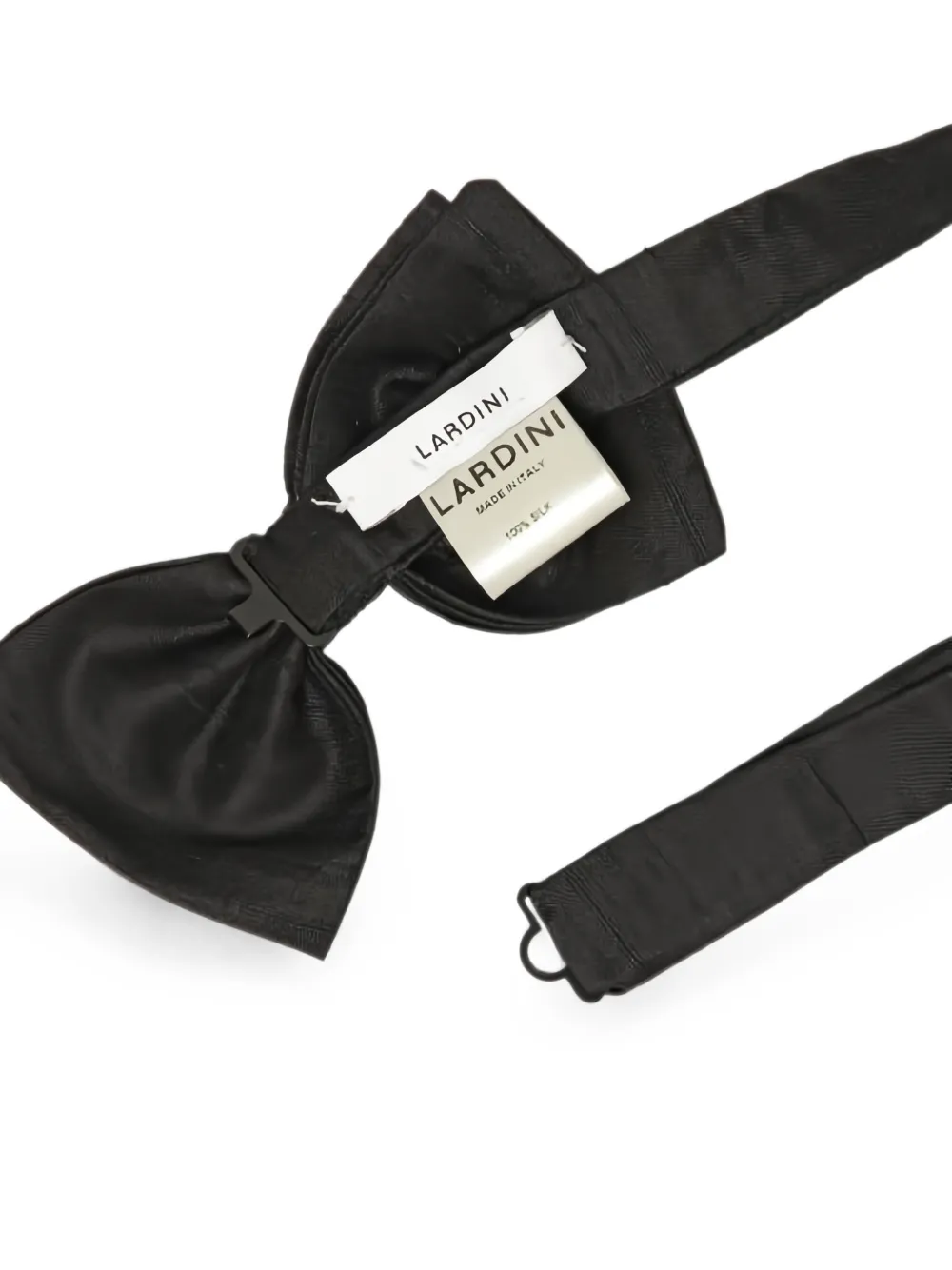 Lardini textured bow tie Zwart