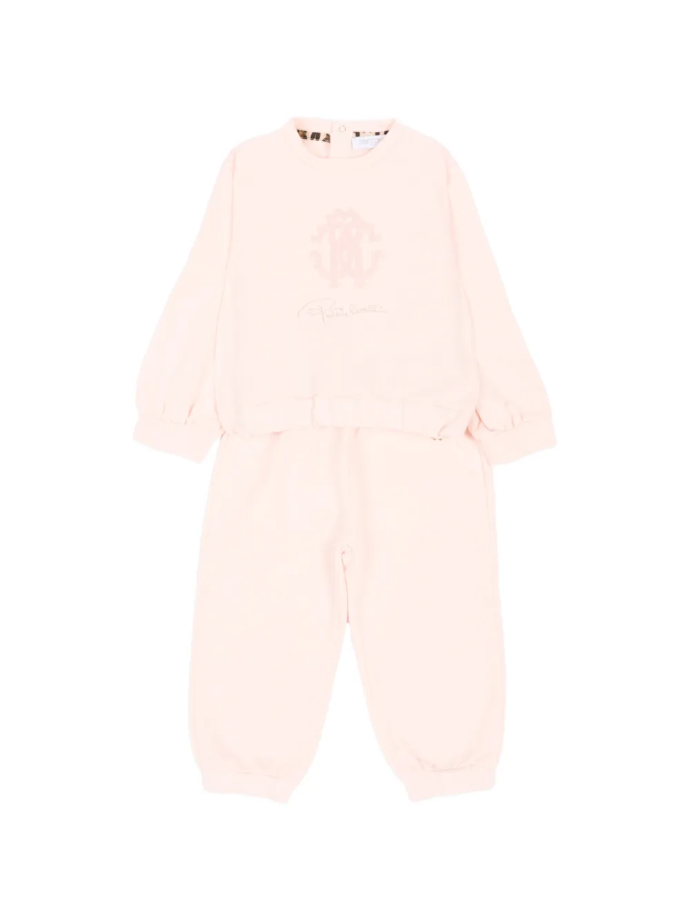 Roberto Cavalli Junior logo-print track pants - Rosa