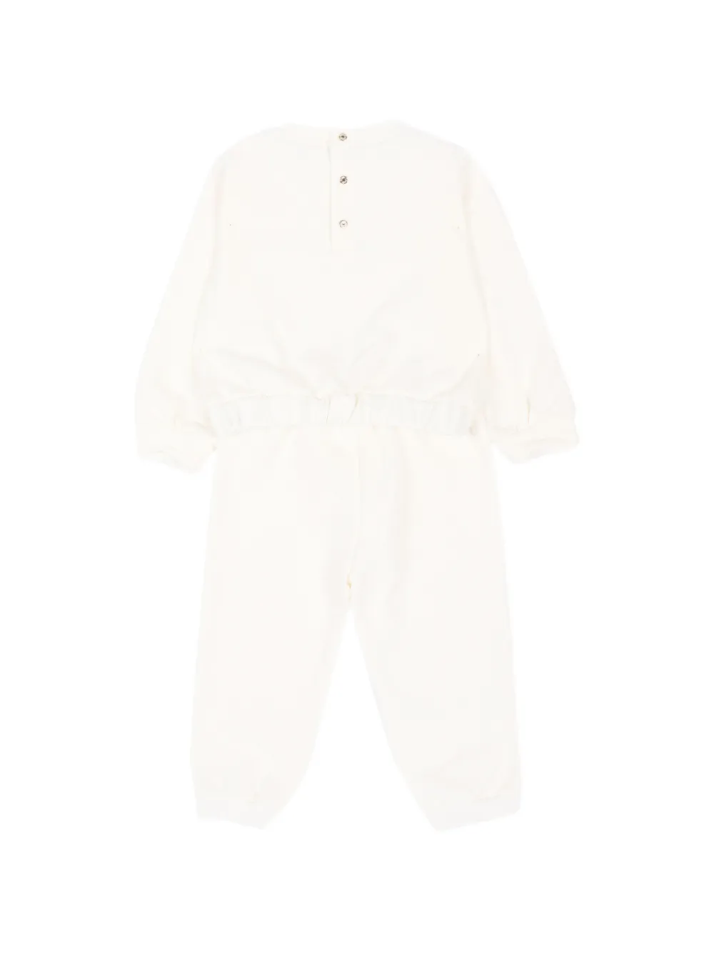 Roberto Cavalli Junior logo-print tracksuit Wit
