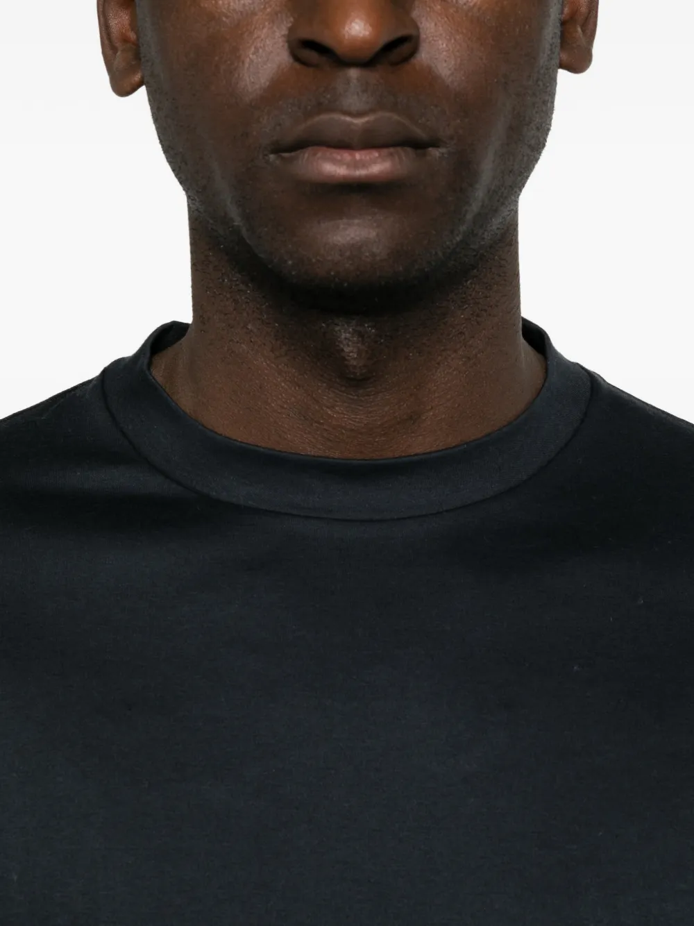 Canali T-shirt met ronde hals Blauw