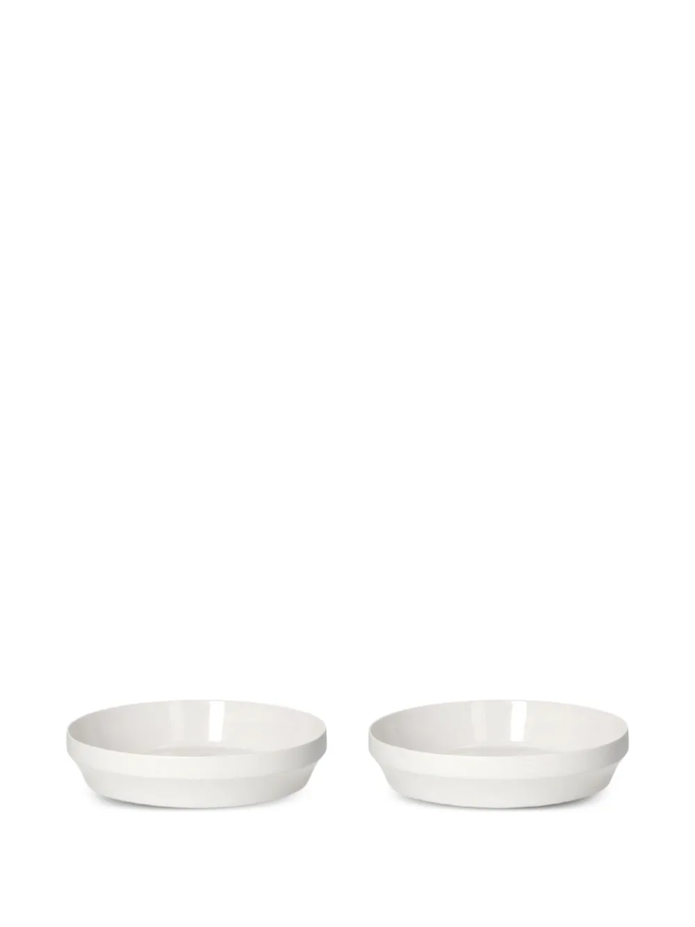 Pomax lot de deux bols à pâtes Kojin en porcelaine - Blanc Pomax lot de deux bols à pâtes Kojin en porcelaine - Blanc