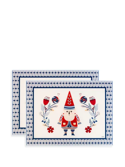 VESTA Gnome Tischsets mit Volksmotiv (2er-Set)