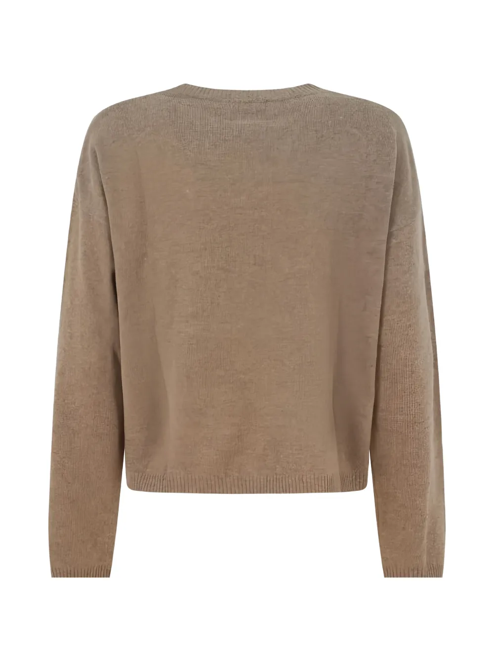 Woolrich crew-neck drop-shoulder sweater Beige