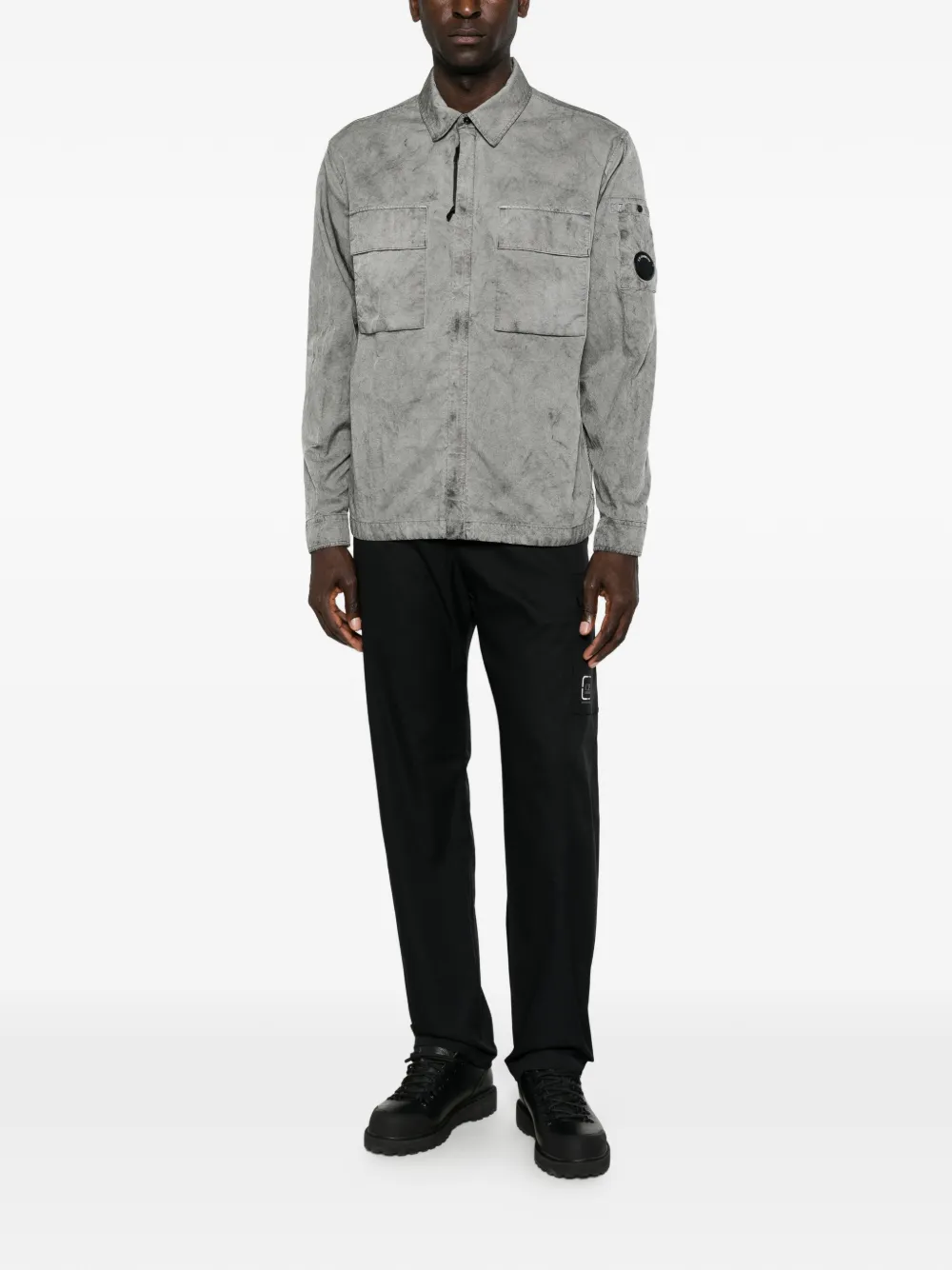 C.P. Company Shirtjack met lens-detail Grijs