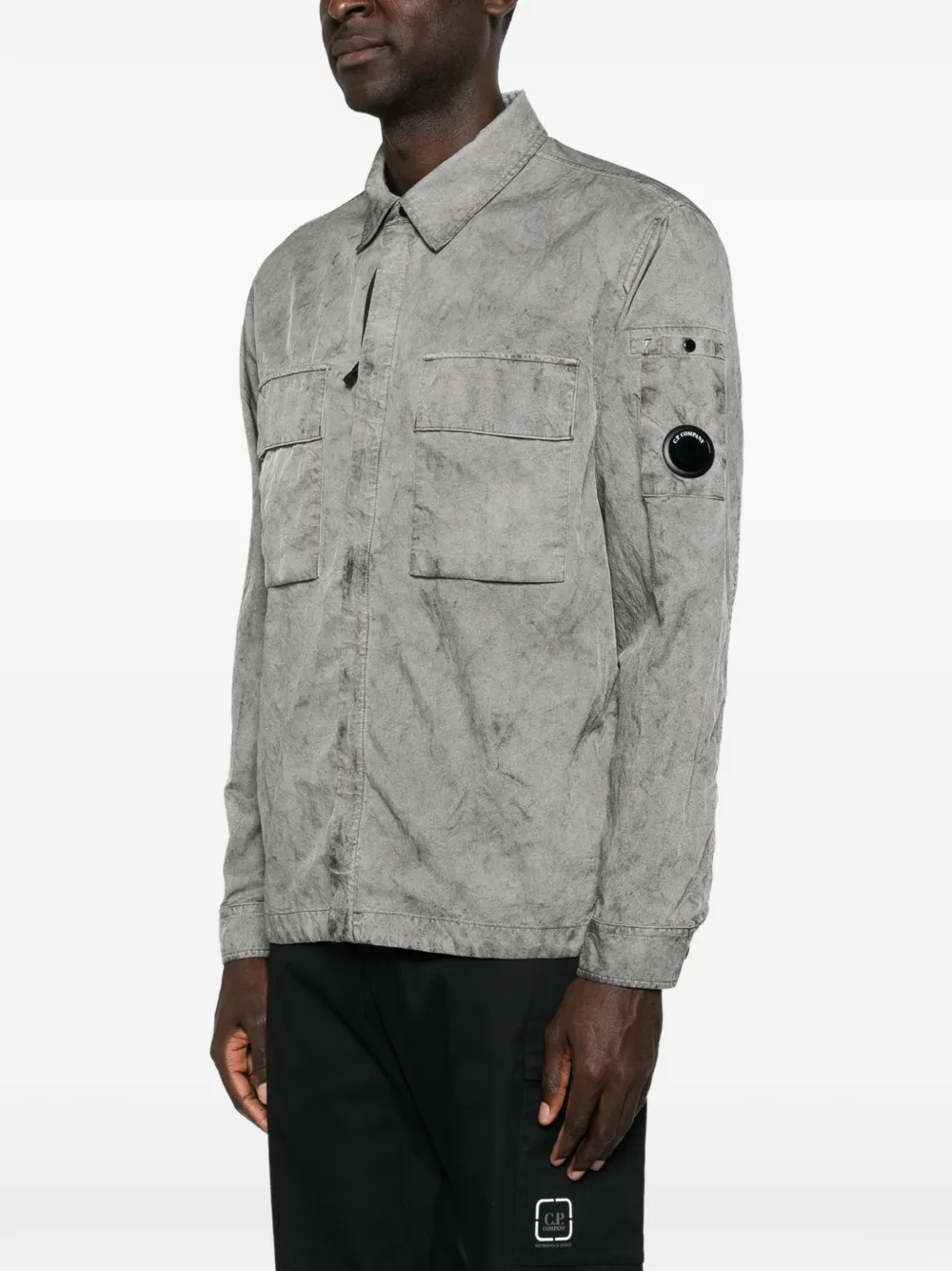 C.P. Company Shirtjack met lens-detail Grijs