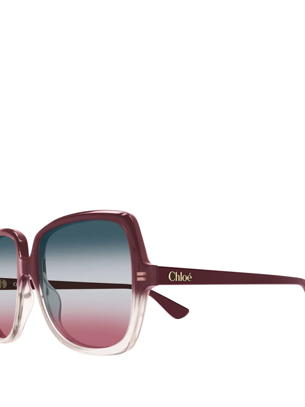 Chloé Eyewear square-frame sunglasses Rood