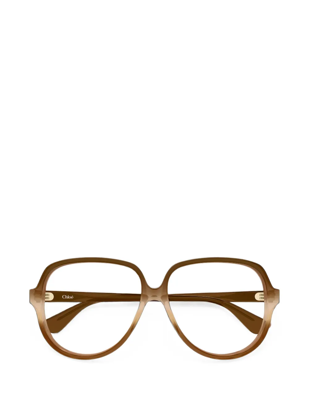 Chloé Eyewear gradient-effect geometric-frame glasses