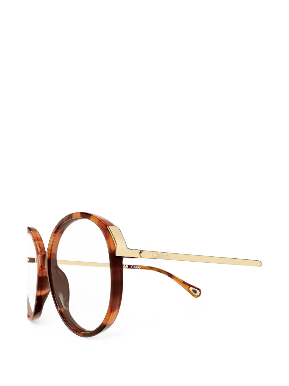 Chloé Eyewear round-frame glasses Bruin