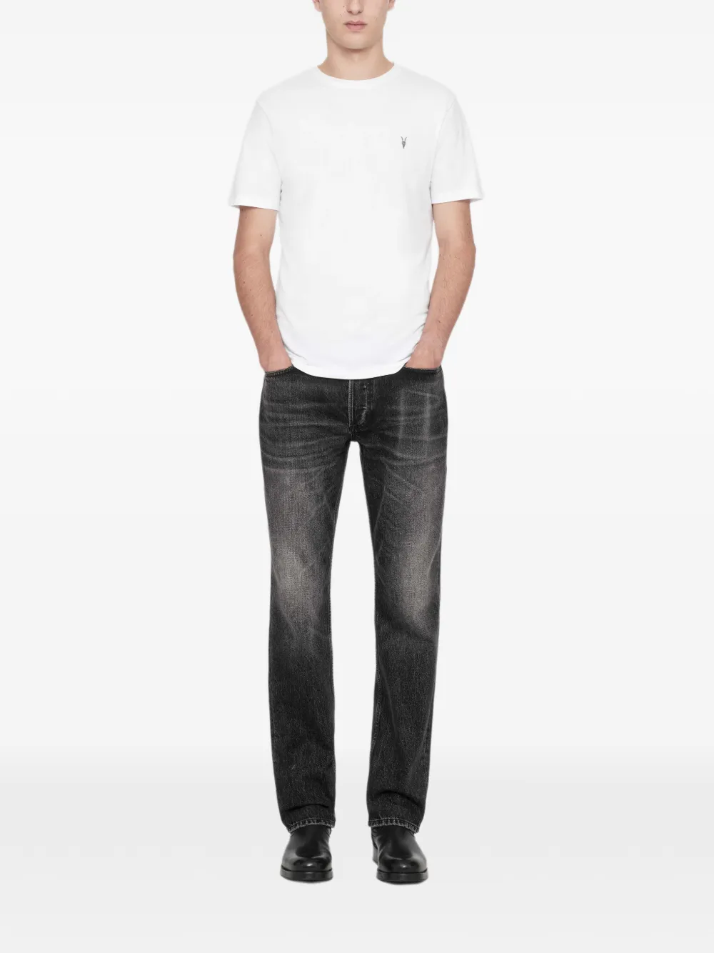 AllSaints Straight jeans Zwart
