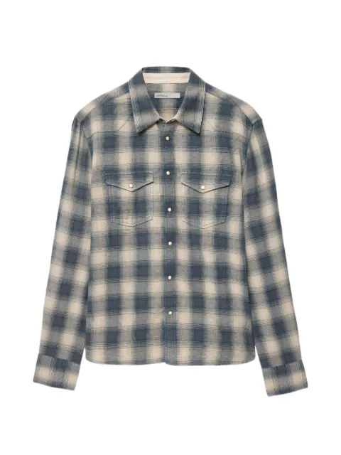 AllSaints Brook check-pattern Western shirt