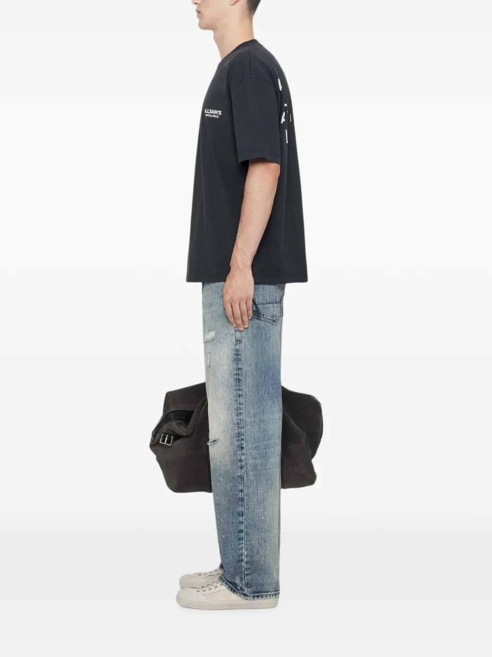 AllSaints Shadow T-shirt met korte mouwen Blauw