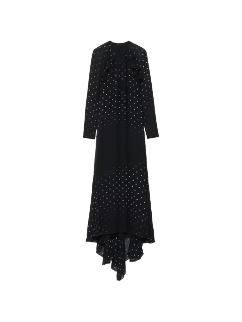 AllSaints vestido largo Clarisse con motivo de lunares