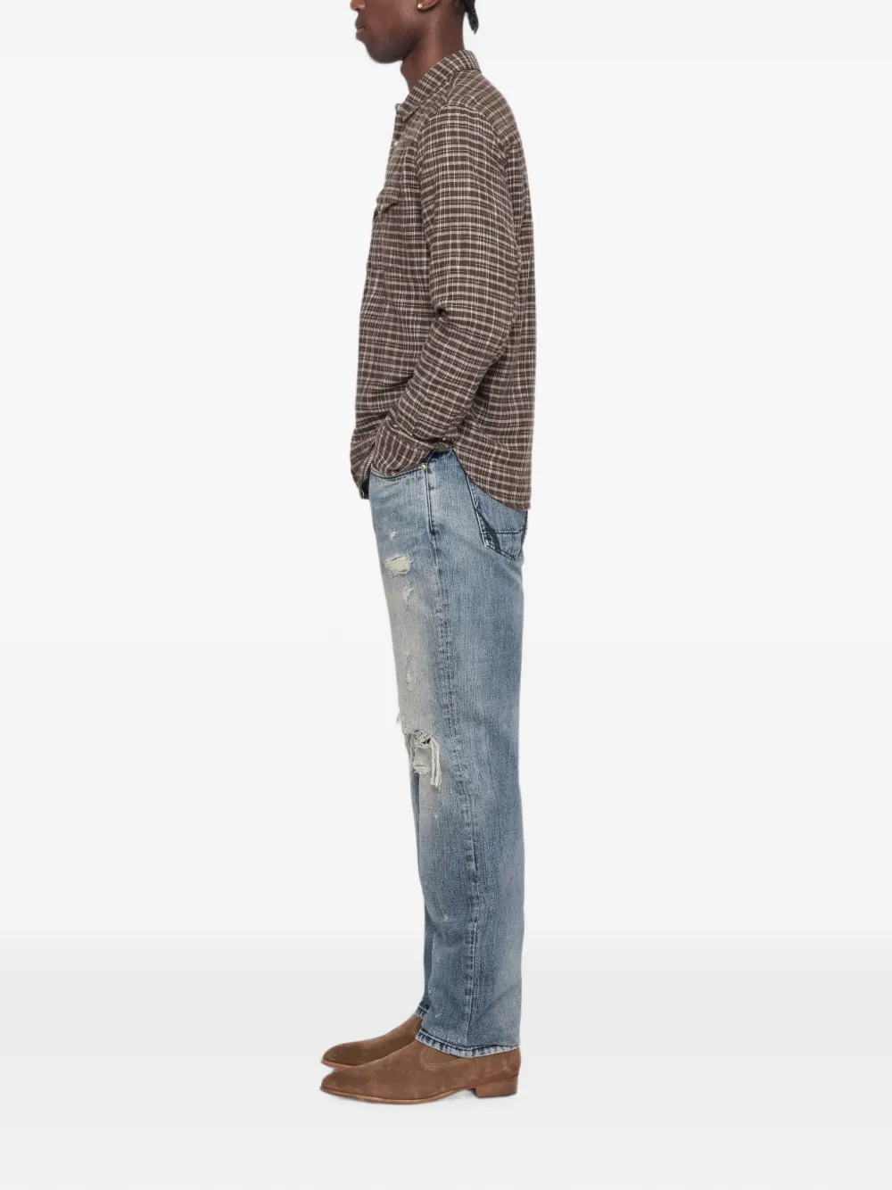 AllSaints Straight jeans Blauw