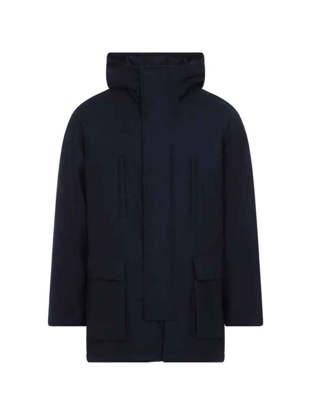 Giorgio Armani hooded wool coat