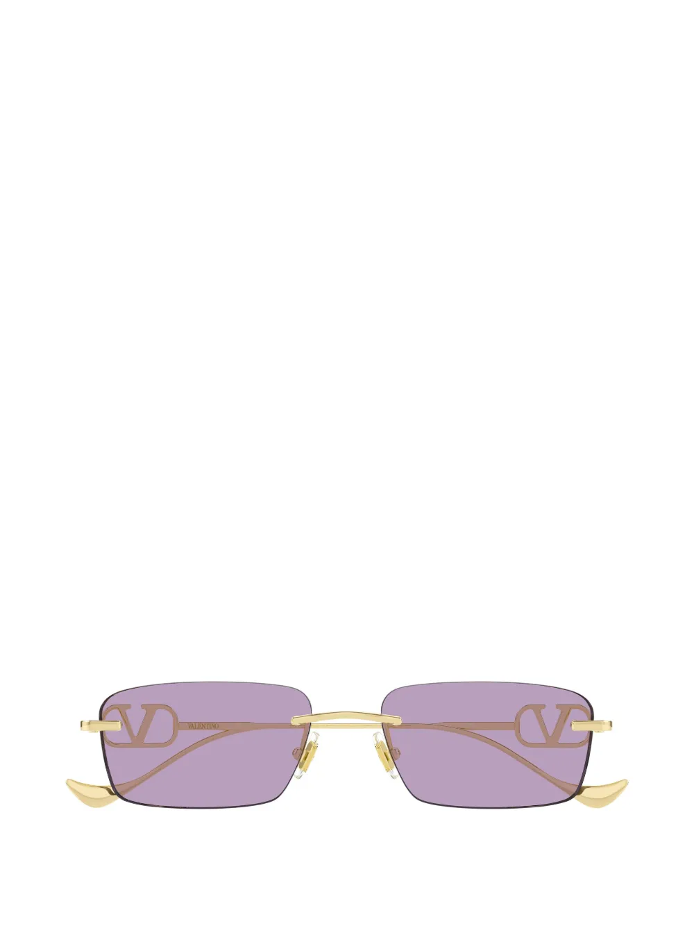 VALENTINO GARAVANI EYEWEAR VLogo rectangle-frame sunglasses