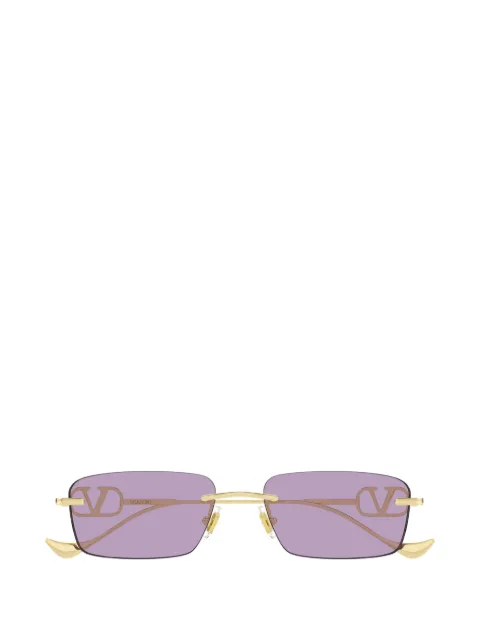VALENTINO GARAVANI EYEWEAR lunettes de soleil VLogo à monture rectangulaire